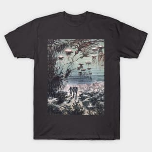 Twenty Thousand Leagues Under the Sea, Underwater Landscape from Crespo Island T-Shirt